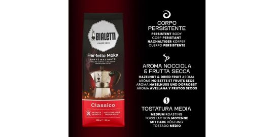 Café moulu BIALETTI perfetto moka Classico