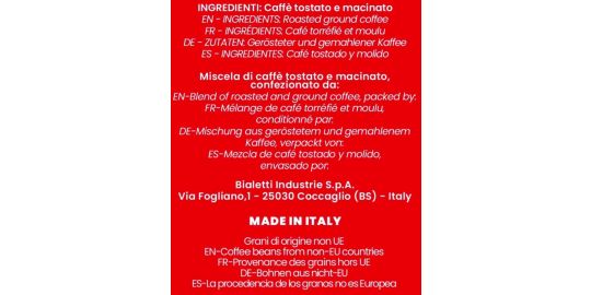 Café moulu BIALETTI perfetto moka classico