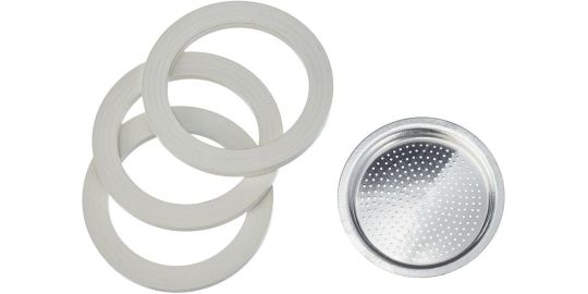 Joint BIALETTI x 3 + 1 filtre 3/4 tasses
