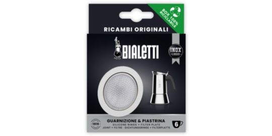 Joint BIALETTI x1 silicone + 1 filtre 6 tasses inox