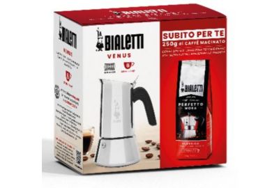 Cafetière italienne BIALETTI VENUS 6cups + Perfetto Moka Classic 250g