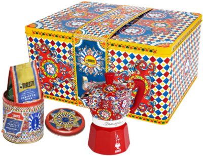 Cafetière italienne BIALETTI moka 3 tasses + café Dolce Gabbana