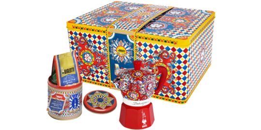 Cafetière italienne BIALETTI moka 3 tasses + café Dolce Gabbana
