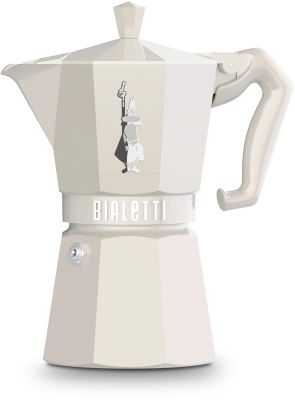 Cafetière italienne BIALETTI Moka Exclusive Creme 6 tasses