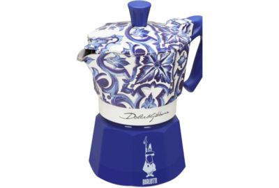 Cafetière italienne BIALETTI Moka Express 3 tasses Collection D&G Blu