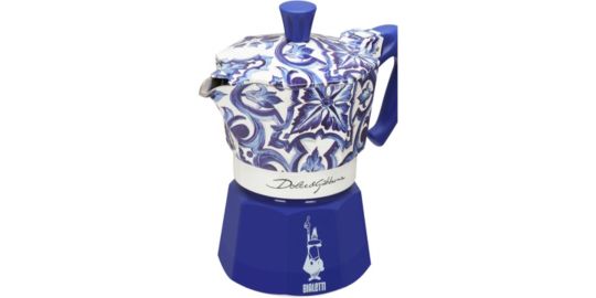 Cafetière italienne BIALETTI Moka Express 3 tasses Collection D&G Blu