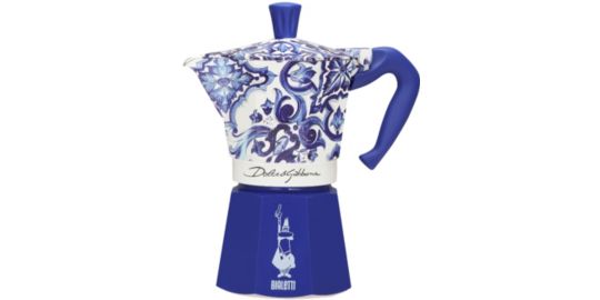 Cafetière italienne BIALETTI Moka Express 3 tasses Collection D&G Blu