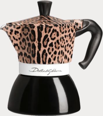 Cafetière italienne BIALETTI Set Moka Induc 4 tasses D&G Leopard