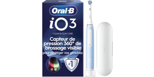 Brosse à dents électrique ORAL-B iO3 Series Ice Blue