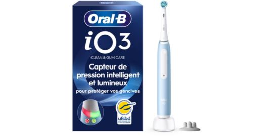 Brosse à dents électrique ORAL-B iO3S Bleue