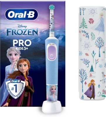 Brosse à dents électrique ORAL-B Vitality Pro Kids Frozen + Etui de voyag