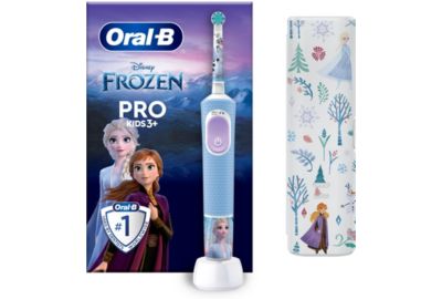 Brosse à dents électrique ORAL-B Vitality Pro Kids Frozen + Etui de voyag