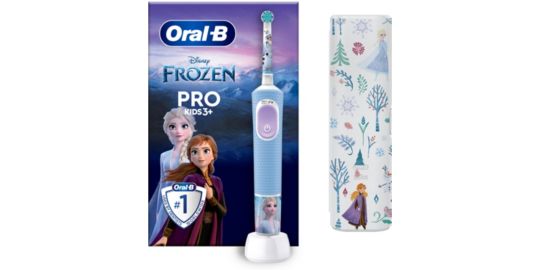 Brosse à dents électrique ORAL-B Vitality Pro Kids Frozen + Etui de voyag