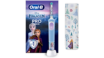 Brosse à dents électrique ORAL-B Vitality Pro Kids Frozen + Etui de voyag