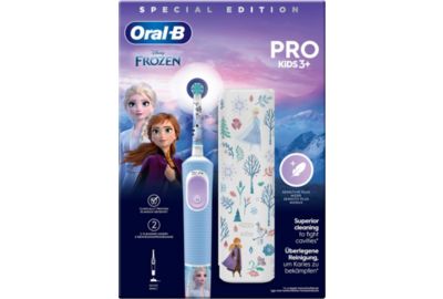 Brosse à dents électrique ORAL-B Vitality Pro Kids Frozen + Etui de voyag