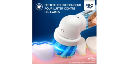 Brosse à dents électrique ORAL-B Vitality Pro Kids Frozen + Etui de voyag