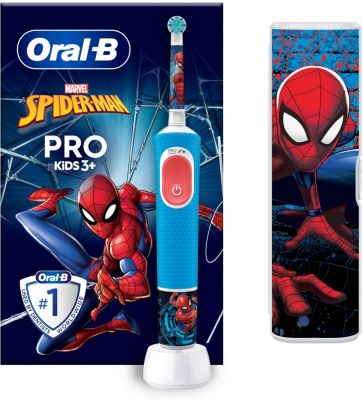 Brosse à dents électrique ORAL-B Vitality Pro Kids Spiderman + Etui