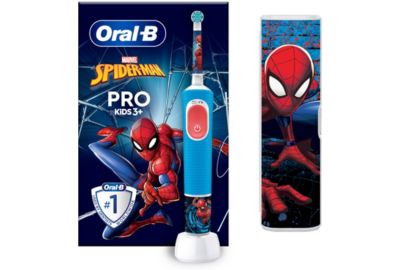 Brosse à dents électrique ORAL-B Vitality Pro Kids Spiderman + Etui