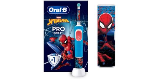Brosse à dents électrique ORAL-B Vitality Pro Kids Spiderman + Etui