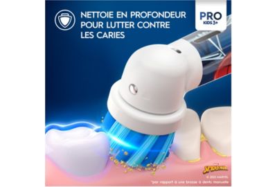Brosse à dents électrique ORAL-B Vitality Pro Kids Spiderman + Etui