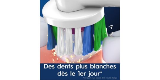 Brossette dentaire ORAL-B Brossettes 3D White x3 X-filaments