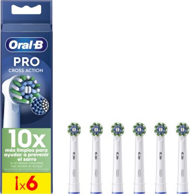 Brossette dentaire ORAL-B Brossettes Cross Action x6 X-filaments