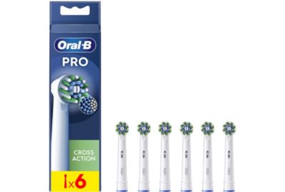 Brossette dentaire ORAL-B Brossettes Cross Action x6 X-filaments
