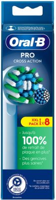 Brossette dentaire ORAL-B Brossettes Cross action x8 X-filaments