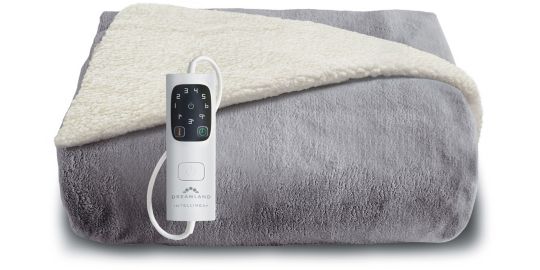 Couverture chauffante DREAMLAND PYJAMA DAYS SHERPA ET VELOURS 6T 160X120