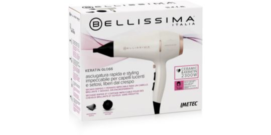 Sèche cheveux professionnel BELLISSIMA Keratin Gloss