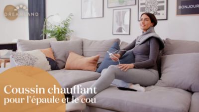Voir la vidéo pour Coussin chauffant DREAMLAND COU ET ÉPAULES REVIVE ME 5T 47X52