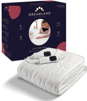 Surmatelas chauffant DREAMLAND COSY DREAMER COTON DOUBLE 6T 150X160