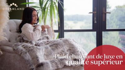 Voir la vidéo pour Couverture chauffante DREAMLAND HYGGE DAYS HUSKY D'ALASKA 6T 160X120