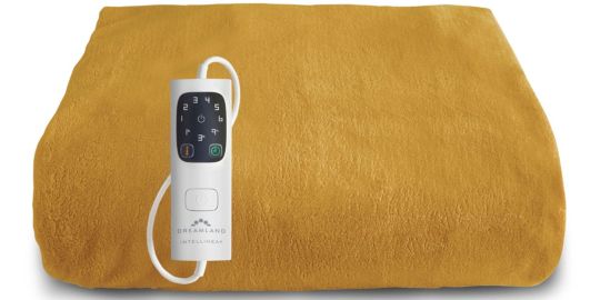 Couverture chauffante DREAMLAND SNUGGLE UP MOUTARDE 6T 160X120