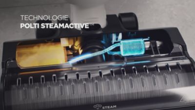 Voir la vidéo pour Aspirateur laveur POLTI RollySteam WD30C sans fil avec fonction vapeur