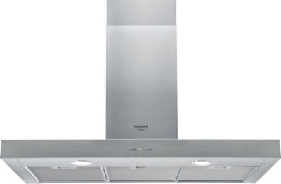 Hotte décorative murale HOTPOINT HHBS9.7FLBX