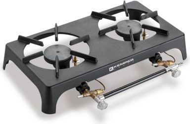 KEMPER RECHAUD EN FONTE 2 FEUX 7.5KW REGLABLE