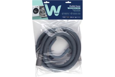 Tuyau de vidange WPRO TVS259 droit vers droit 2.5m