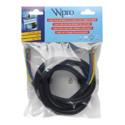 Câble alimentation WPRO HO7 RNF 3G6 sans prise > 5750 watts