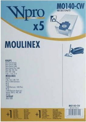 Kit de réparation MOULINEX sachet de sacs w51