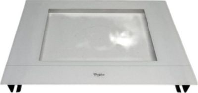 Hublot WHIRLPOOL vitre exterieure de porte four + support