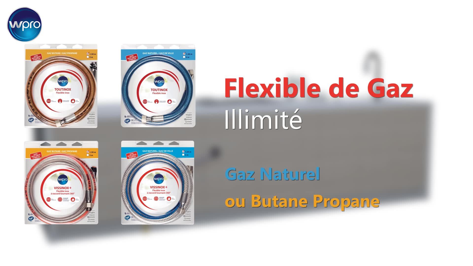 Flexible inox FLEXINOX butane / propane