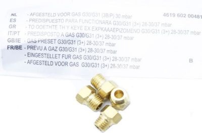 Bougie WHIRLPOOL kit injecteurs g30-29 mbar butane