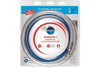 Tuyaux gaz WPRO TNE150 gaz naturel 1.50m illimité