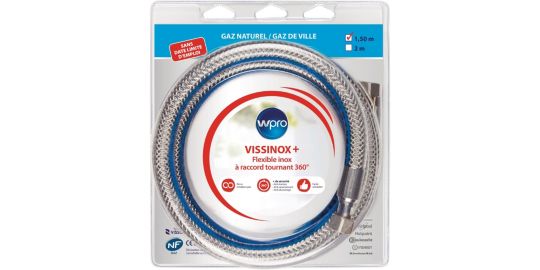 Tuyaux gaz WPRO TNE150 gaz naturel 1.50m illimité