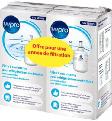 Filtre à eau WPRO Lot de 2 filtres US SMG001