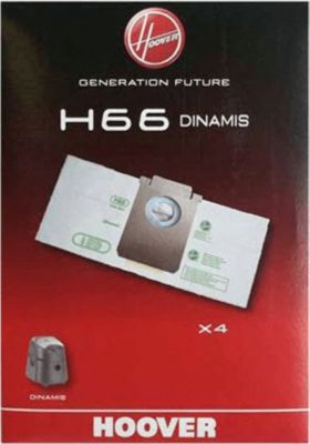 Kit de réparation HOOVER sacs aspirateur h66 dinamis x 4