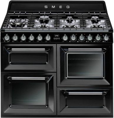 cuisinière smeg 6 feux a gaz avec four 90x 60 cm JAUNE CPF9GMYW1