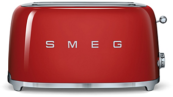 Grille-pain SMEG TSF02RDEU rouge