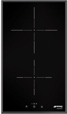 Plaque de cuisson induction SMEG semi-affleurante 70-75 cm Noir